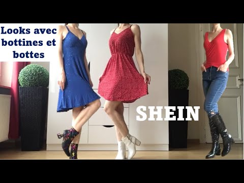 ASMR * Unboxing SHEIN * looks avec bottes et boots 👢