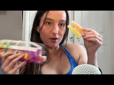 *ASMR* Brit tries wax candy (FAIL) it went everywhere🕯️🍼