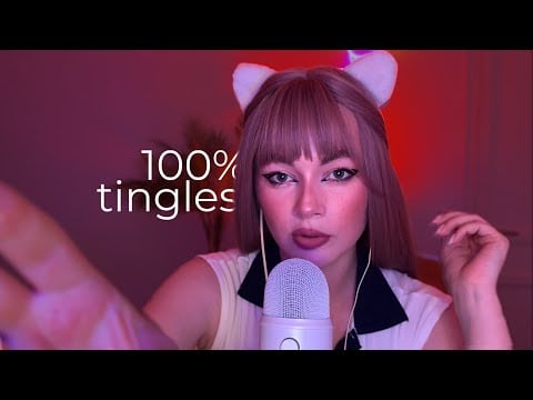 ASMR Purring, Mouth Sounds & Hand Movements