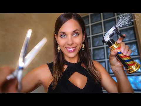 ASMR 3 Hours Barbershop 💈 Deep Sleep Haircut, Shave & Scalp Massage