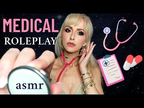 ASMR/MEDICAL ROLEPLAY🩺💊*DOTTORESSA DOLCE E GENTILE TI VISITA*