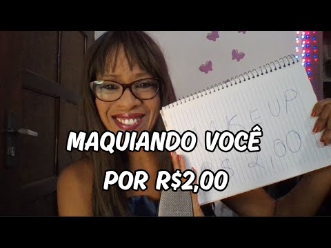 TE MAQUIANDO POR R$2,00 #asmr  #asmrroleplay  #asmrmakeup