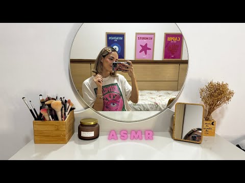 ASMR | ✨ ORGANIZANDO MINHAS MAKES NA PENTEADEIRA 💄