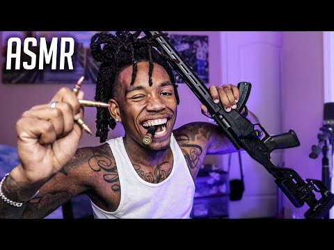 ASMR | **INSANE GUN AMMO SOUNDS** For SLEEP And Relaxation Whispers ,Tapping Soothing Triggers Etc