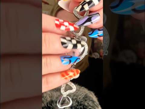 ASMR Showing You My Wonderful Jewelry #asmr #asmrjewelry #asmrtingles #cutenails 💝🌺💕
