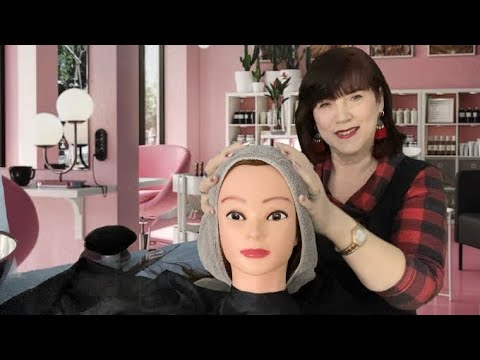 ASMR RP IMMERSIVE HAIR CUT, HAIR WASH, BLOWDRY (WHISPERED)