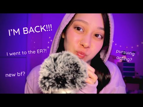 ASMR Whisper Ramble Life Update (I’M BACK!! 🥹💜)