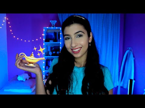 ASMR GÊNIA DA LÂMPADA REALIZA SEUS DESEJOS 🧞‍♀️✨