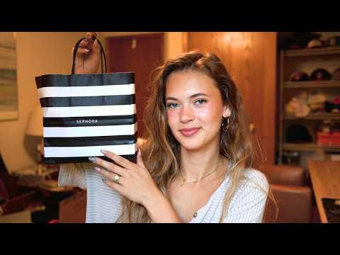 ASMR | Wedding Makeup Haul! ✨💄 (soft whispering, light tapping)