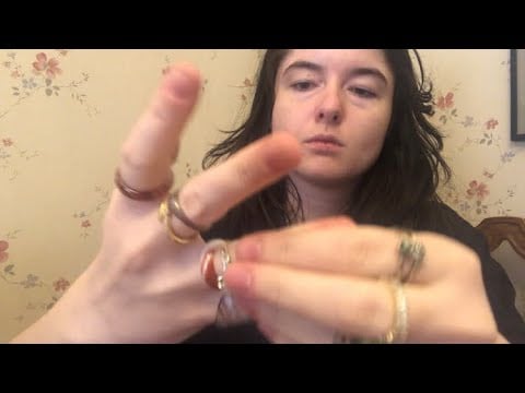 ASMR ring triggers (+ my hairball collection) personal attention