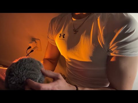 ASMR Fluffy Mic Scratching on a Rainy Night for Deep Sleep & Relaxation