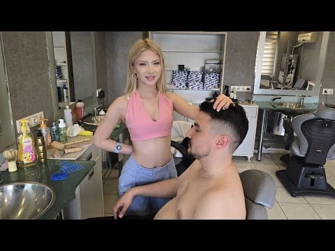 💈MEN CALL THIS PURE HEAVEN 😏 | LADY BARBER IRIS FULL BODY ASMR MASSAGE FOR TOTAL RELAXATION