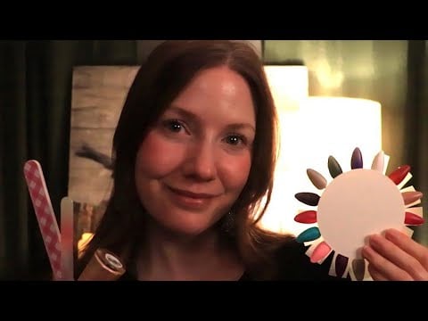 [ASMR] Spa Roleplay - Relaxing Manicure, Personal Attention & Cozy Personal Attention