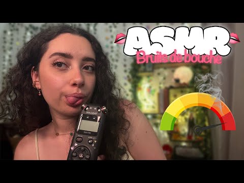 🌙 ASMR FRANÇAIS : 10 LEVELS DE BRUITS DE BOUCHE AU TASCAM 🫦🤯 (frissons garantis)