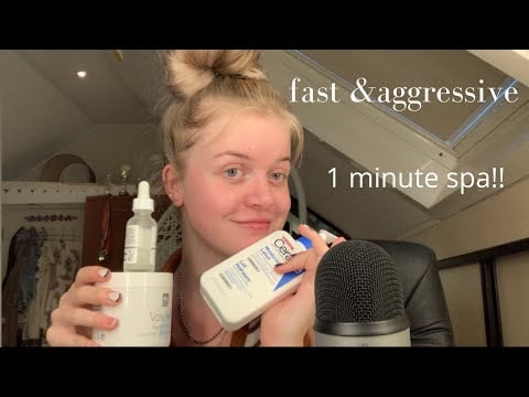 fast & aggressive 1 min spa!! [asmr]