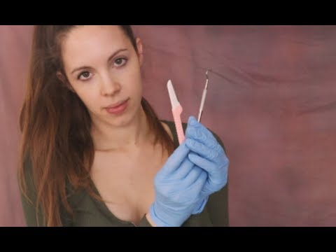 ASMR Ear Cleaning & Ear Shaving - Latex Gloves