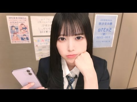 【ASMR】ちょっとダウナーな高3の先輩がしてくれる初めての耳かき体験【文化祭ロールプレイ】