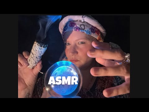 ASMR german 🔮 Tingly Fortune Teller Roleplay • Wahrsagerin • Kristallkugel & Tarot Karten • Tapping