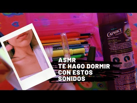 ASMR/ Te hago dormir con estos sonidos/ Muy relajante/ Andrea ASMR 🦋