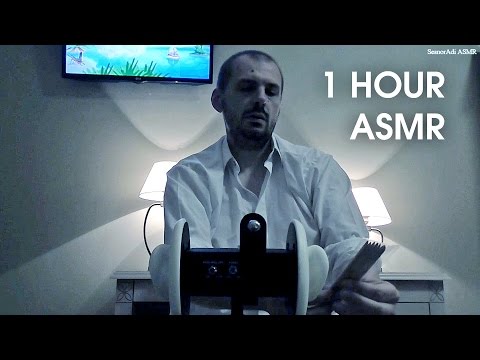 1 Hour Pure Binaural ASMR 3Dio Ears Touching Massaging for Sleep