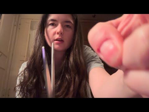 Cutting your bangs in class ✂️ ASMR role play