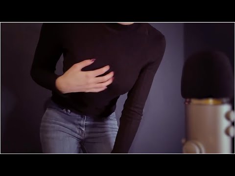 3 HOUR ASMR ✨ Fabric Scratching ✨ Tight Black Sweater ⚡️Body Triggers 💕 ASMR for sleep ✨ No talking!