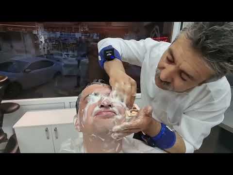 RELAX WITH MUNUR ONKAN PART2 ! DEAD SKIN GEL PEELING, HEAD AND FACE MASSAGE WITH LOTS OF FOAM