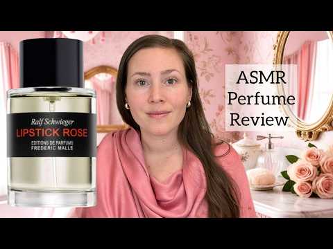 (ASMR) Perfume Review - Frederic Malle Lipstick Rose - Glass Tapping & Soft Spoken