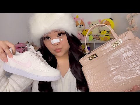 ASMR Rich Girl Showers You With Tons Of Gifts 👛👟🌙