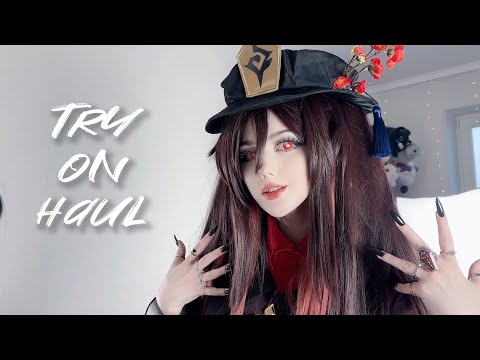 TRY ON HAUL Hu Tao Cosplay