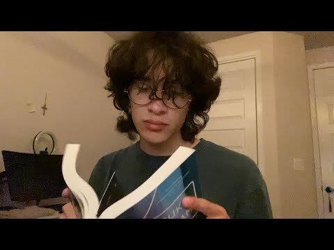 ASMR Putting you to Sleep 💤 Reading + Rain sounds