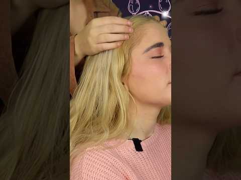 ASMR hairplay & face brushing on a real person 💕 soft spoken