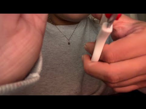 asmr | giving you a haircut 💇🏽‍♀️// brushing, cutting and blow drying your hair 💟