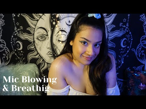 ASMR Deep Mic Blowing & Heavy Breathing