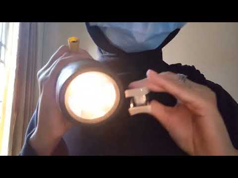 ASMR | 1 Minute Fast Photoshoot with stapler & flashlight