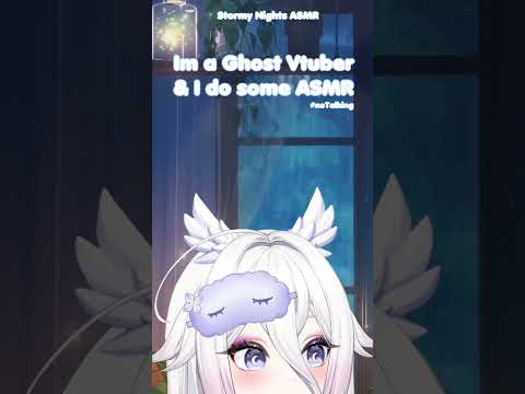 Stormy nights ASMR ⛈️#shorts #asmr #notalkingasmr #vtuber  #asmrshorts #triggersforsleep