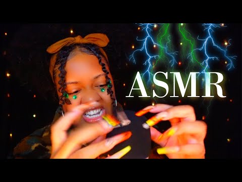 ASMR |⚡FAST & AGGRESSIVE MIC TRIGGERS ♡ (WARNING: INTENSE❗🫠)