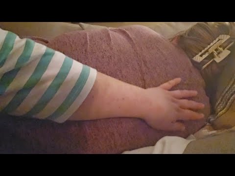 🌻ASMR Laying Down Back Attention w/Back Rubbing + Chopsticks (No Talking)🌷
