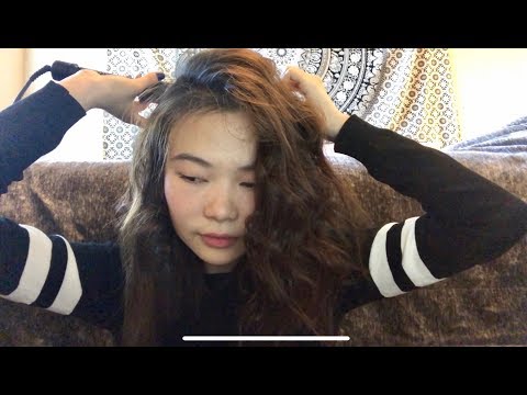 ASMR Curling My Hair