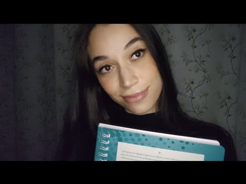 ASMR Soft Spoken - Lendo em Inglês - Fala Suave