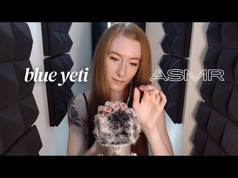 ASMR ⚡ Fluffy Mic [blue yeti, looping, no talking]