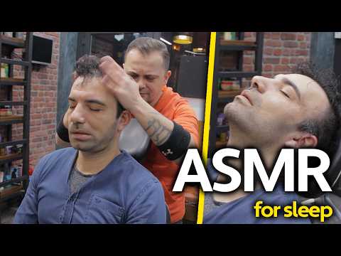 ASMR MASSAGE HEAD | Sleep Pill 💊 Affect of Asmr Barber Massage
