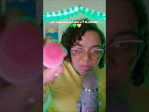 maquiando do 7 de setembro 🇧🇷💚💛 #asmr #asmrmakeup #asmrmaquiagem #makeup #brasil #7desetembro