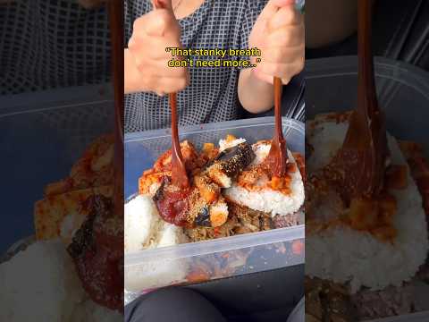 NOT MY ASIAN MOM MAKING HER OWN CHIPOTLE BOWL... #shorts #viral #mukbang