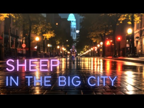 ASMR: sheep in the big city