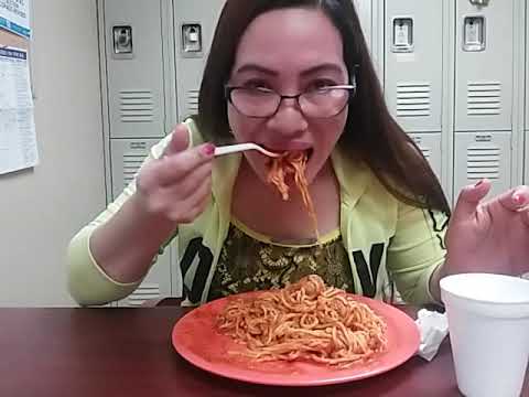 SPAGHETTI WITH MEATBALLS MUKBANG:Igorot  in Denver Colorado