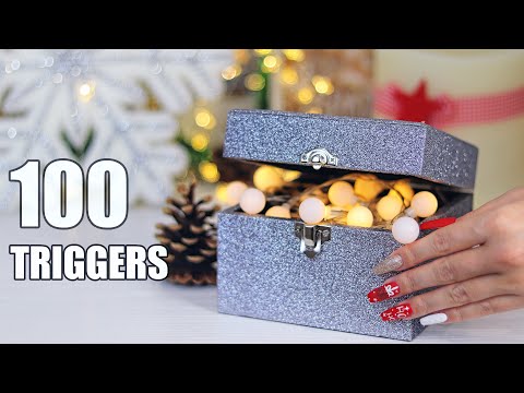 ASMR 100 TRIGGERS in 9 minutes for SLEEP Tingles | АСМР 100 ТРИГГЕРОВ за 9 минут 1000% МУРАШКИ