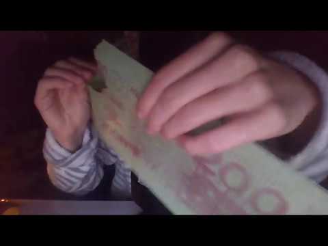 ASMR - Eating Edible Money (Paper and Mouth Sounds)
