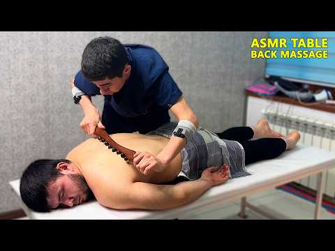 Magic Fast Hands ASMR Back Massage on Table...