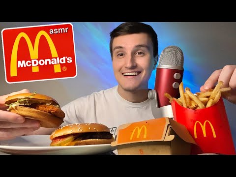 ASMR Eating My FAVORITE McDonald’s Food Items 🍟🍔 (mukbang)